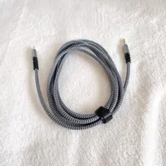 ⭐️USB C - 3.5mm AUXケーブル 6.6フィートType C オス