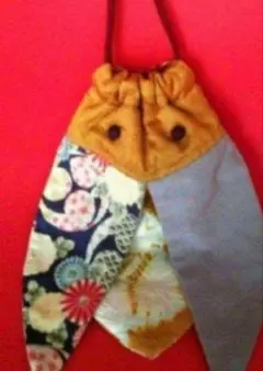 セミの巾着袋
