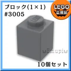 【新品】LEGO ダークグレー 新濃灰 01×01 ブロック 10個 a3