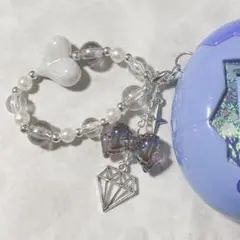 5 たまごっちパラダイス　たまパラ　たまごっちストラップ　ビーズキーホルダー