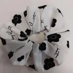 花柄シュシュ