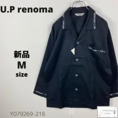 新品 U.P renoma ユーピーレノマ ルームウェア シャツ コットン M