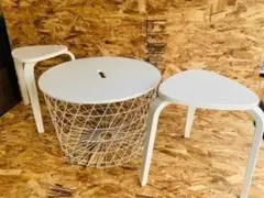 IKEA イケア クヴィストブロー テーブル とチェア2脚セット