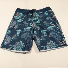 BILLABONG ネイビー 花柄 水着 28インチ