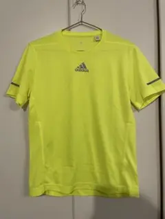 アディダス　ランニング用　Tシャツ クライマライト　蛍光イエロー
