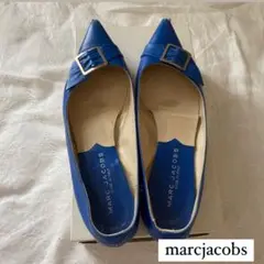 マークジェイコブス marcjacobs ブルーローヒールパンプス36.5サイズ