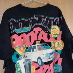 Tシャツ　オッドタクシー　ODDTAXI　黒　バックプリント　L