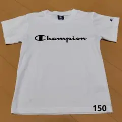 チャンピオン Champion 白 Tシャツ ロゴ入り 150