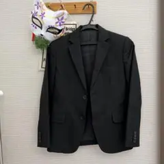 コムサイズム　ブラック ストライプ スーツ 150
