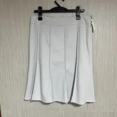 22OCTOBRE ライトグレー プリーツスカート ひざ丈　XL 　美品