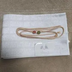 ★新品未使用★帯・帯締め ラメ入りホワイト