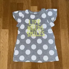 140㎝/BREEZE ブリーズ/ドット柄半袖Tシャツカットソー