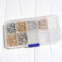 ピアス キャッチ アクセサリーパーツ 留め具 10種類 約530個