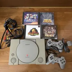 【動作確認済】PlayStation1プレステSCPH-3500 人気ソフト付き