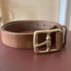 お値下げしました。レザー ベルト ブラウン
