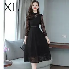 XL レディース ドレス ワンピース 結婚式 お呼ばれ 新品
