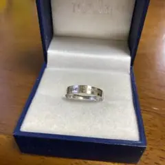 s 925 ♡シンプルシルバーリング7号強
