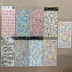 カラフルなデザイン ステッカー 10枚セット