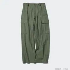【ユニクロ】ワイドカーゴパンツ　ストレート　アウトドア　キャンプ　ウエストゴム