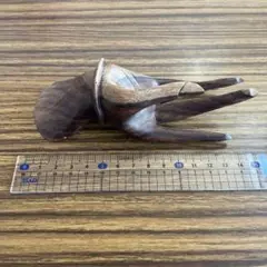 木の置き物　手形　木製