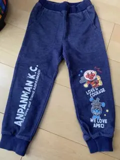 アンパンマンキッズコレクション　ボトムス 100cm ネイビー　デニム風