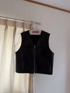 Supreme Reversible Faux Shearling Vest
