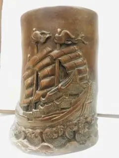 ♦中国古玩 花生 花器 竹根 竹製 清時代 茶葉用道具 古美術品 置物飾り骨董品 2025年最新】竹根 置物の人気アイテム - メルカリ