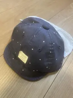 ネイビー 星柄キャップ　46センチ