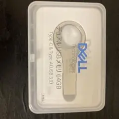 DELL デュアル USBメモリ 64GB Type-C & Type-A