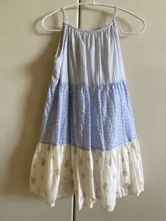 h&m キャミソール ワンピース 青系