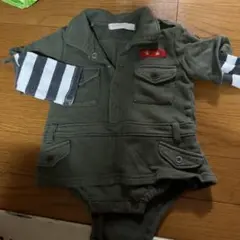 NEO FACTORY オリーブグリーンロンパース 80