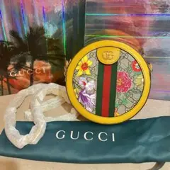 未使用GUCCIオフィディアフローラ ラウンドショルダーバッグ