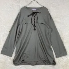 ACTRESS PRINCESS カットソー 長袖 チュニック丈 L 29-24