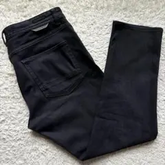 ★希少Lサイズ★ ヒューゴボス × ポルシェ デニム ロゴボタン ストレッチ 黒