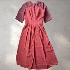 00's vintage RireFête フレアスリーブ ワンピース