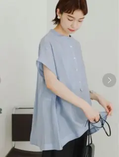 URBAN RESEARCHフロントデザインフレンチスリーブブラウス