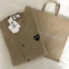 【新品タグ付き】プレイコムデギャルソン カーディガン