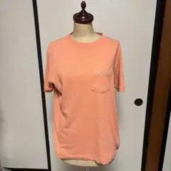 Champion オレンジ Tシャツ 半袖