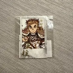 鬼滅の刃　幕間画集描き下ろしイラスト　炎柱　煉獄杏寿郎　箔押しチェキ風