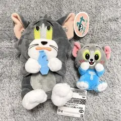 【匿名配送】トムとジェリー ぬいぐるみ マスコット 2種セット
