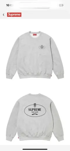 2025年最新】Supreme 24fw crest crewneckの人気アイテム - メルカリ