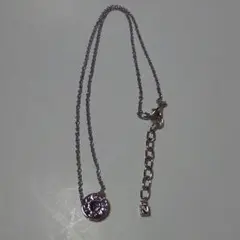 ニナリッチ NINA RICCI ネックレス シルバー スワロフスキー 美品