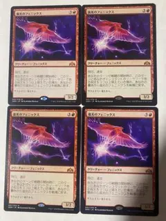 孤高のフェニックス　日　４枚セット　 MTG