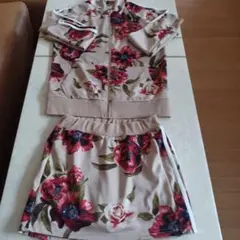 花柄のセットアップ即購入OK