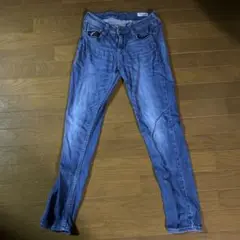 スキニージーンズ 青
