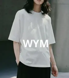 WYM EXTRA FINE COTTON メンズ 半袖 Tシャツ ホワイト L