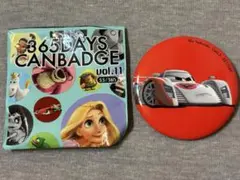 【カーズ2】シュウ・トドロキ ディズニー365days缶バッジ