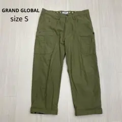 ◆ GRAND GLOBAL カーゴパンツ ミリタリーパンツ アンクル丈 S
