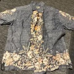 タイムセール中！！　メンズ　アロハ　花柄　Ｌサイズ
