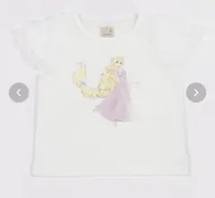 ラプンツェル　petit mainチュール袖Tシャツ☆100☆